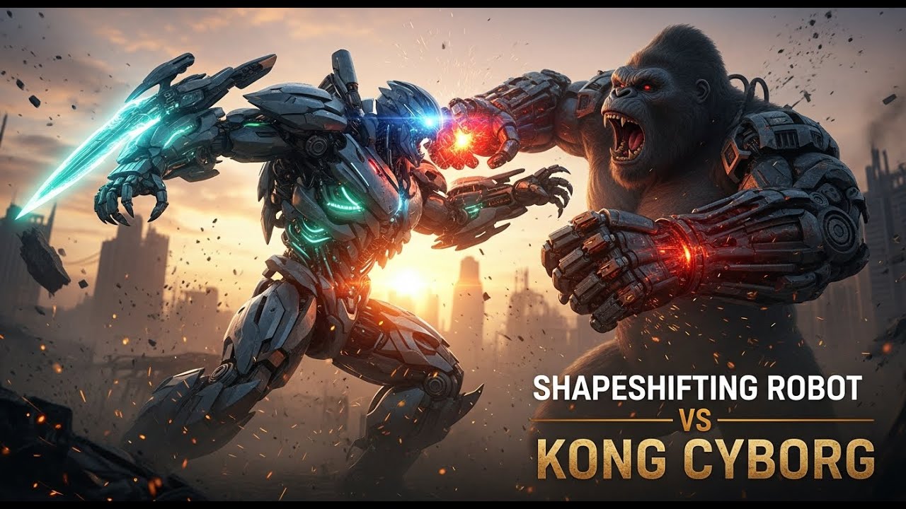 SHAPESHIFTING ROBOT VS KONG CYBORG | POST-APOCALYPTIC THREAT Unveiled!