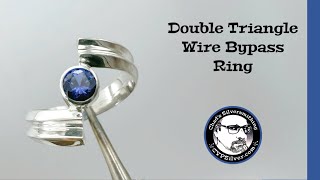 Detailed Making a Triangle Wire Bypass Ring:  A Silversmithing Tutorial Information