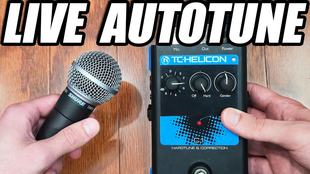 TCヘリコン　c1 オートチューン　auto tune How to Use Live Auto-Tune on Stage | TC-Helicon C1 Tutorial and