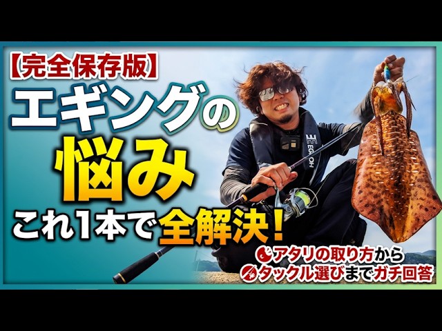 エギングやられる方　必見 エギングで釣れない！アタリが取れない！ロッド選びがわからない！今