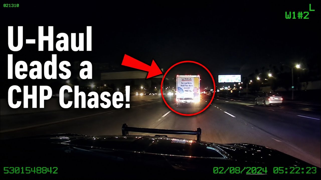 U-Haul Truck led CHP to a chase.