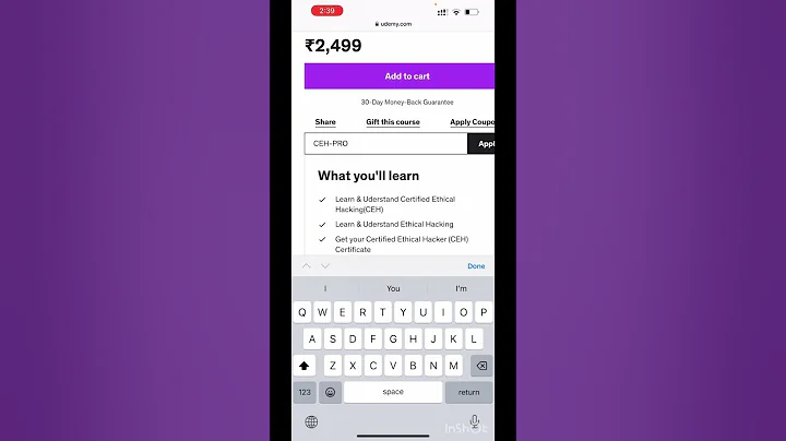 Free Ethical Hacking Course on Udemy lifetime access #ceh #viralshorts #cybersecurity