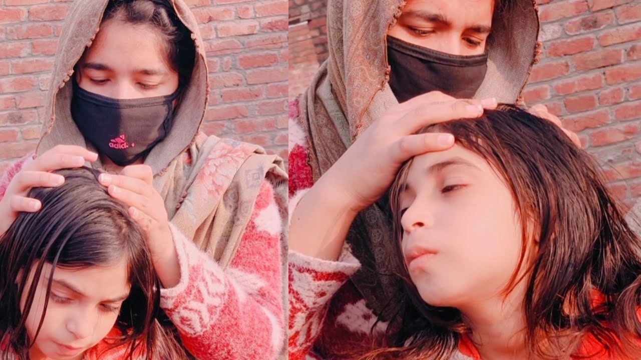 Api Noor did Niko hair checking part 〽️〽️