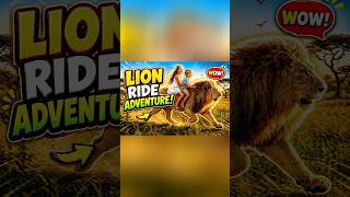 Lion Became His Best Friend #Lion #KidWithLion #Unbelievable #ViralVideo #Shorts #Wildlife #BraveKid