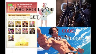 Grandline vanguard: New "UR chest" who should you choose