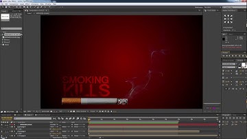 How to make cigarette smoke in after effects | Particular After effects tutorial