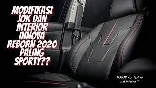 MODIFIKASI JOK DAN INTERIOR KIJANG INNOVA REBORN 2020 DARI DEALER LANGSUNG DIBIKIN SPORTY