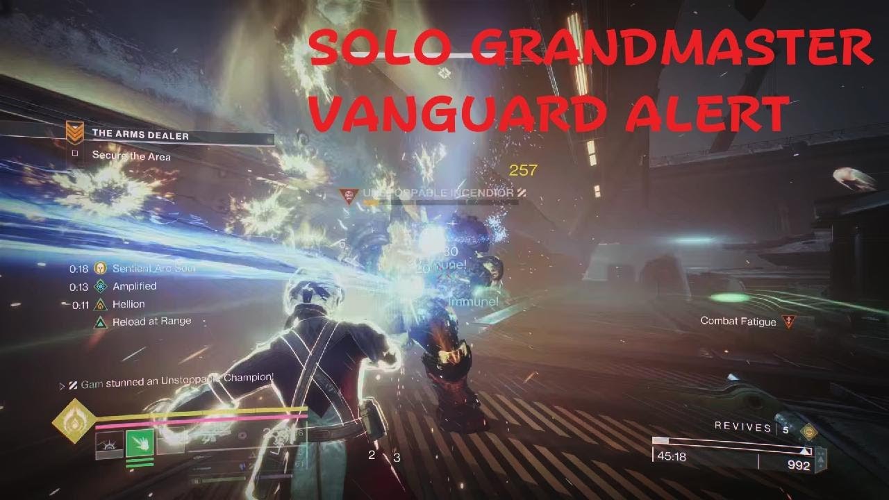Solo Grandmaster Vanguard Alert | The Arms Dealer