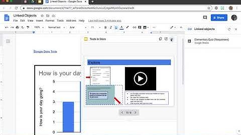 Linked Objects in Docs