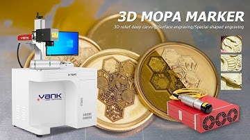 3D Dynamic Focus Fiber Laser Marking Machine | Laser Deep Engraving on Metal Brass Steel Relief