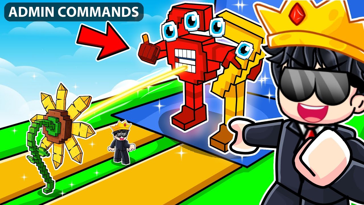 I Got ADMIN COMMANDS in Plants vs Brainrots Roblox