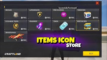 Add icon in Store | Freefire Craftland SacSo