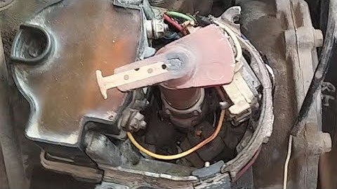 How to Toyota 3y distributor bearing timing setting