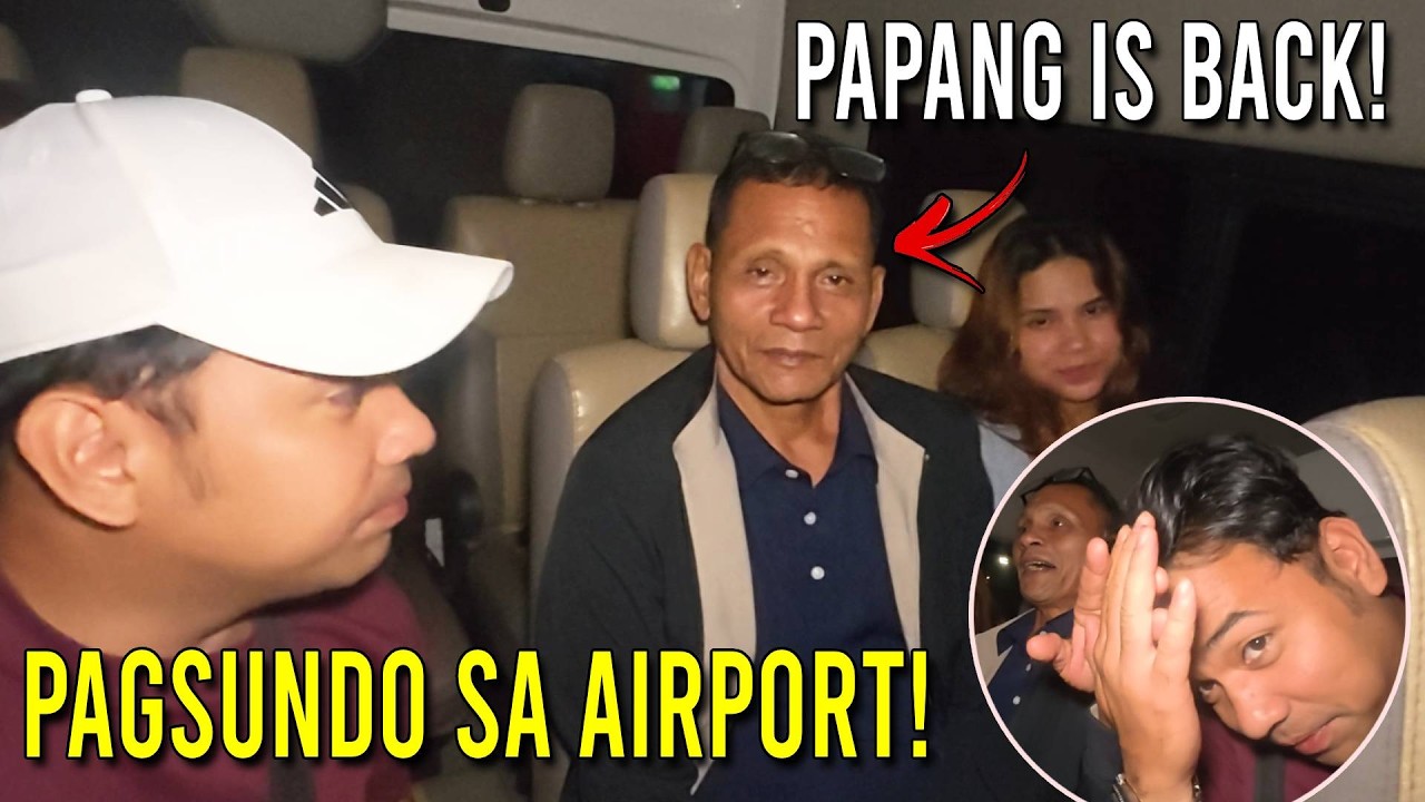 PAPANG IS BACK! SINUNDO NAMIN SA AIRPORT! NAKAKAMISS