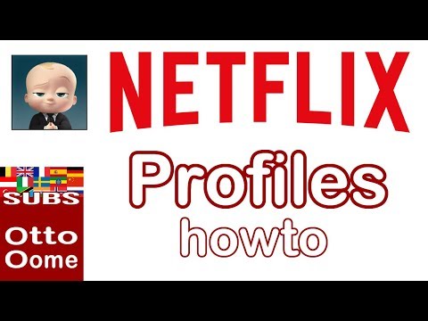 How to create user profiles on Netflix?