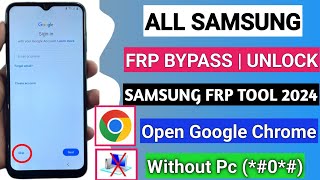Finally-No *#0*# All Samsung FRP Bypass 2024 Adb Enable Fail Android 13/14 One Click New Tool