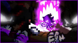 Dark Sonic vs Dark Shadow - Sprite Animation (Moongod vs Daemon)