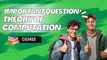 CS3452|Important questions|Arrear Examination important questions|Theory of computation 10/12/2025📗📌