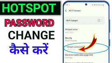 Hotspot ka Password Kaise Change Kare | hotspot password Kaise badle | hotspot password change Kare