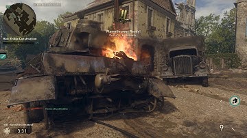 CALL OF DUTY: WWII - SHOTGUN INCENDIARY SHELLS & WAR GAMEPLAY - 1440p 60fps 2K GAMEPLAY!