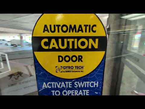 Going through the back Gyro Tech Automatic Door near Page Court of Garvey Center in Wichita, KS