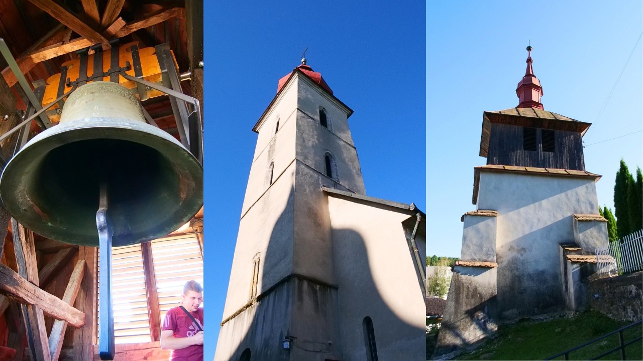 Hanušovce nad Topľou (SK) Kostol Nanebovzatia Panny Márie / zvonica -zvony