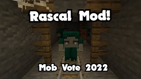 Rascal Concept For Minecraft 1.20! Minecraft Mob Vote 2022 Rascal Mod!