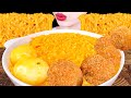 ASMR MUKBANG｜SPICY CREAMY NOODLES SHRIMP CUTLET BALLS BOILED EGG 꾸덕 크림진짬뽕 볼카츠 삶은계란 EATING SOUNDS 먹방