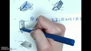 Surface Area of Triangular Prisms (Sub 4/20)