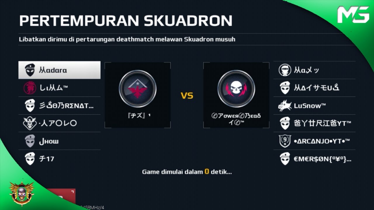 MC5 - SQUAD BATTLE VS POWER SQUAD