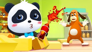 baby panda wanna cola magical chinese characters kids cartoon baby cartoon babybus