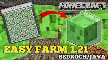 Minecraft easy slime farm bedrock Pocket\Java 1.21+How to find slime chunks|slime farm 1.21 bedrock