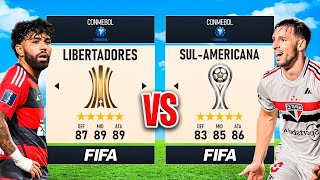 LIBERTADORES vs SUL AMERICANA no FIFA! Quem leva a MELHOR? 🏆 │ FIFA Experimentos