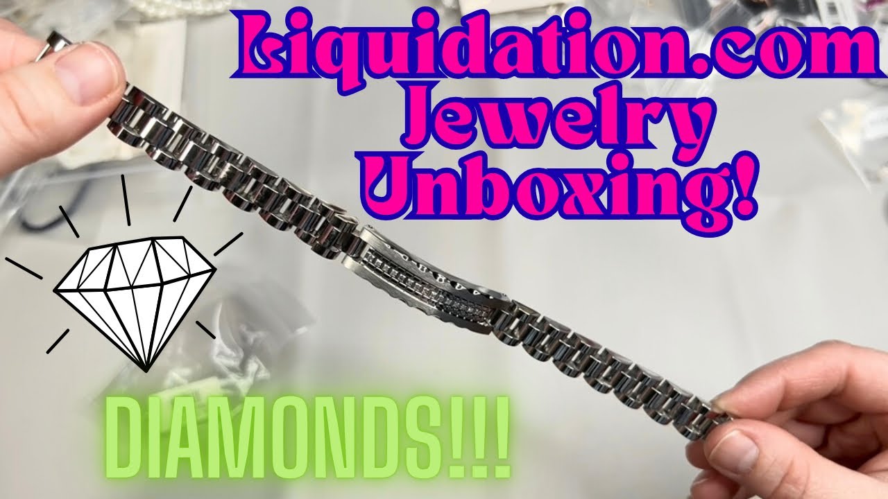 A Diamond Bracelet Was In My Liquidation.com Jewelry Unboxing!!