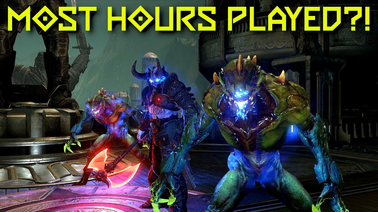Who Has the MOST HOURS PLAYED in DOOM Eternal? - YouTube