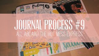 Journal Process in Hobonichi A6 | Stickering, Memory-keeping, + Creative Journaling