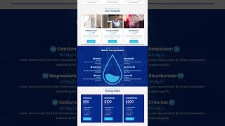 Water Delivery Website 💧🚚 | React Template