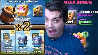 404 Tl Sinirsiz Bahar Paketleri̇ Açilimi 2 Hesaptan Clash Royale