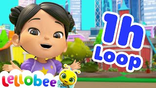 Sped Up Sports Song To Boost Confidence! (1 Hour Loop) | Nursery Rhymes | Lellobee ABC