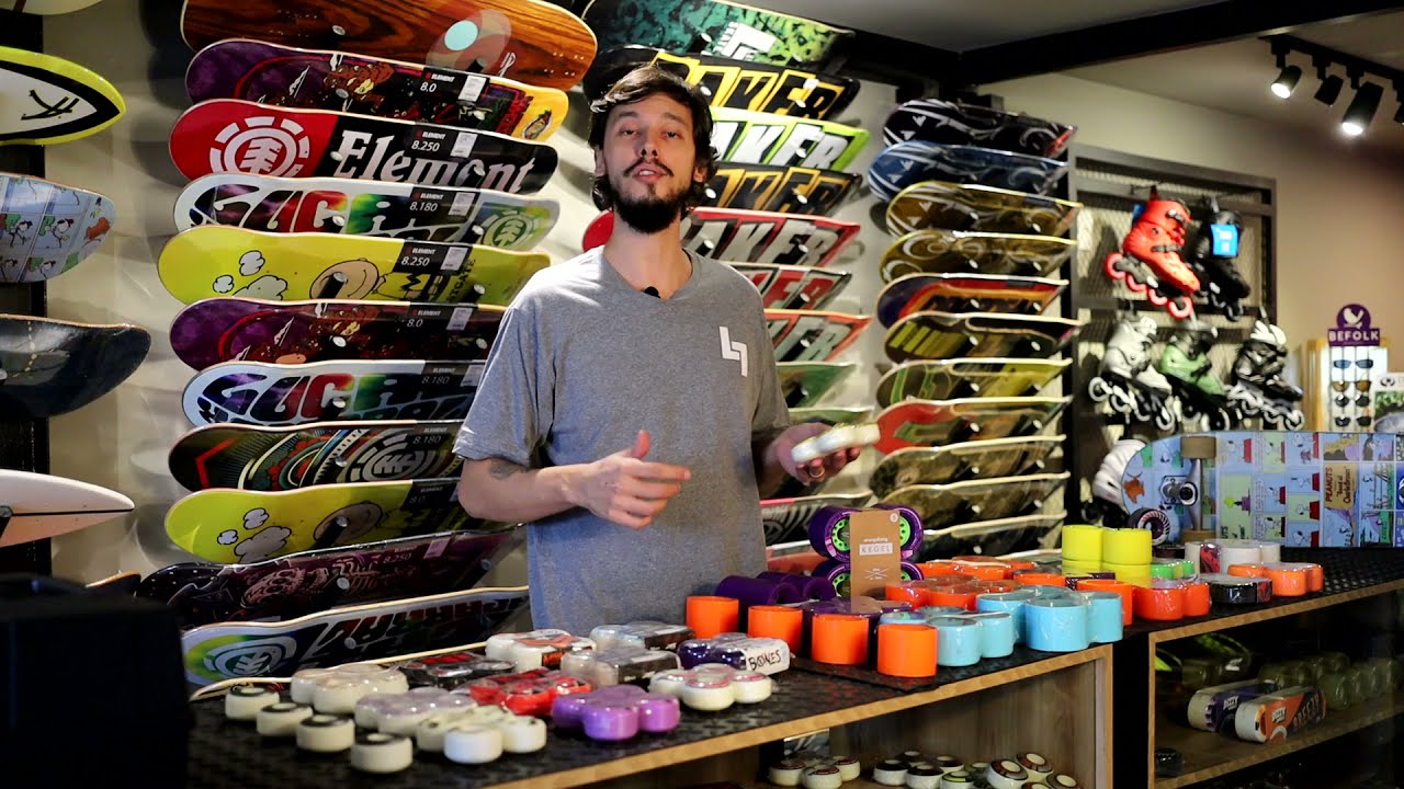 Explicando rodas de skate - simulador de surf, longboard, skate e cruiser