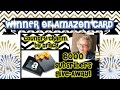 8000 WINNER ANNOUNCEMENT!!