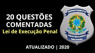 DEPEN 2021 - Simulado Questões Comentadas - Lei de Execução Penal
