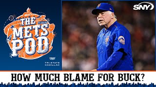 Is Buck Showalter to blame for the current struggles of the Mets? | The Mets Pod | SNY image