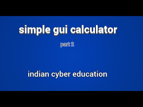 python tkinter Gui calculator tutorial in hindi | part 6 - YouTube