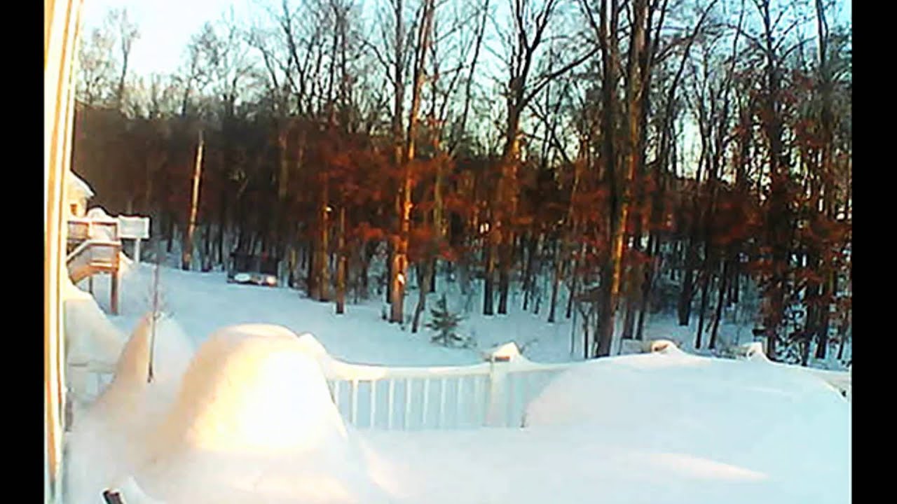 Time lapse snowzilla 2016 - YouTube