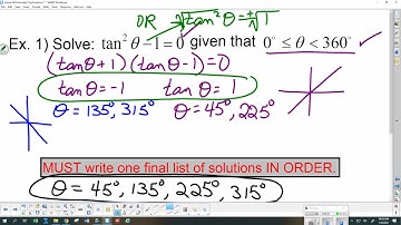 Saxon Advanced Math Lesson 60 Factorable Trig Equations