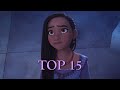 Top 15 voices of asha from wish