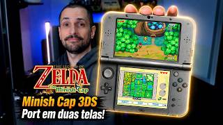 Fantastic Zelda: The Minish Cap port on Nintendo 3DS! GBA classic with dual-screen enhancements!