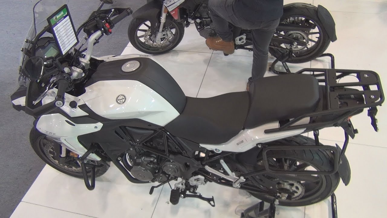 Benelli TRK 502 ABS White (2019) Exterior and Interior - YouTube