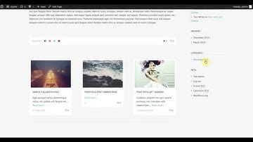 How to create Fullscreen Portfolio Layouts  - Oyster Creative Photo WordPress Theme